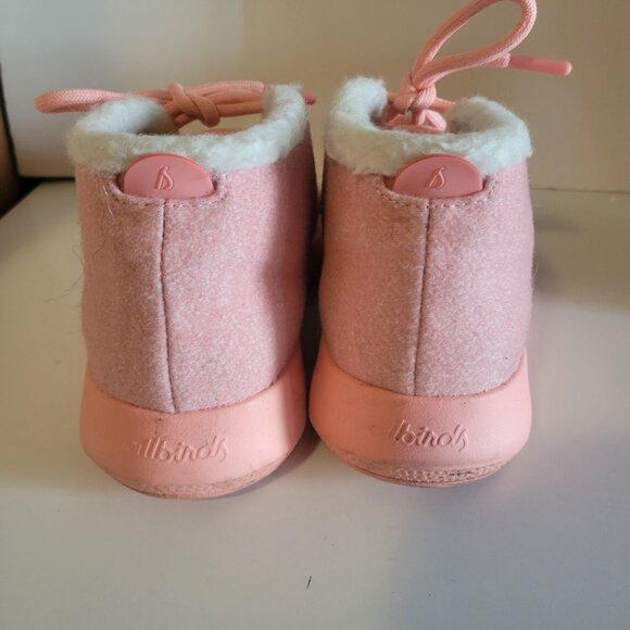 Allbirds Calm Coral Wool Runner-Up Mizzle Fluff Booties Size 9 - Picture 2 of 12